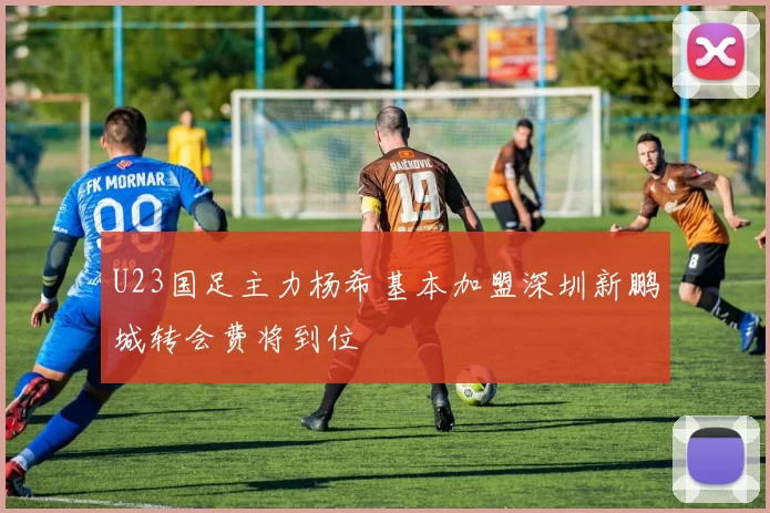 U23国足主力杨希基本加盟深圳新鹏城转会费将到位
